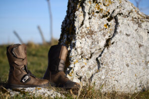 Adventure motorcycle boots